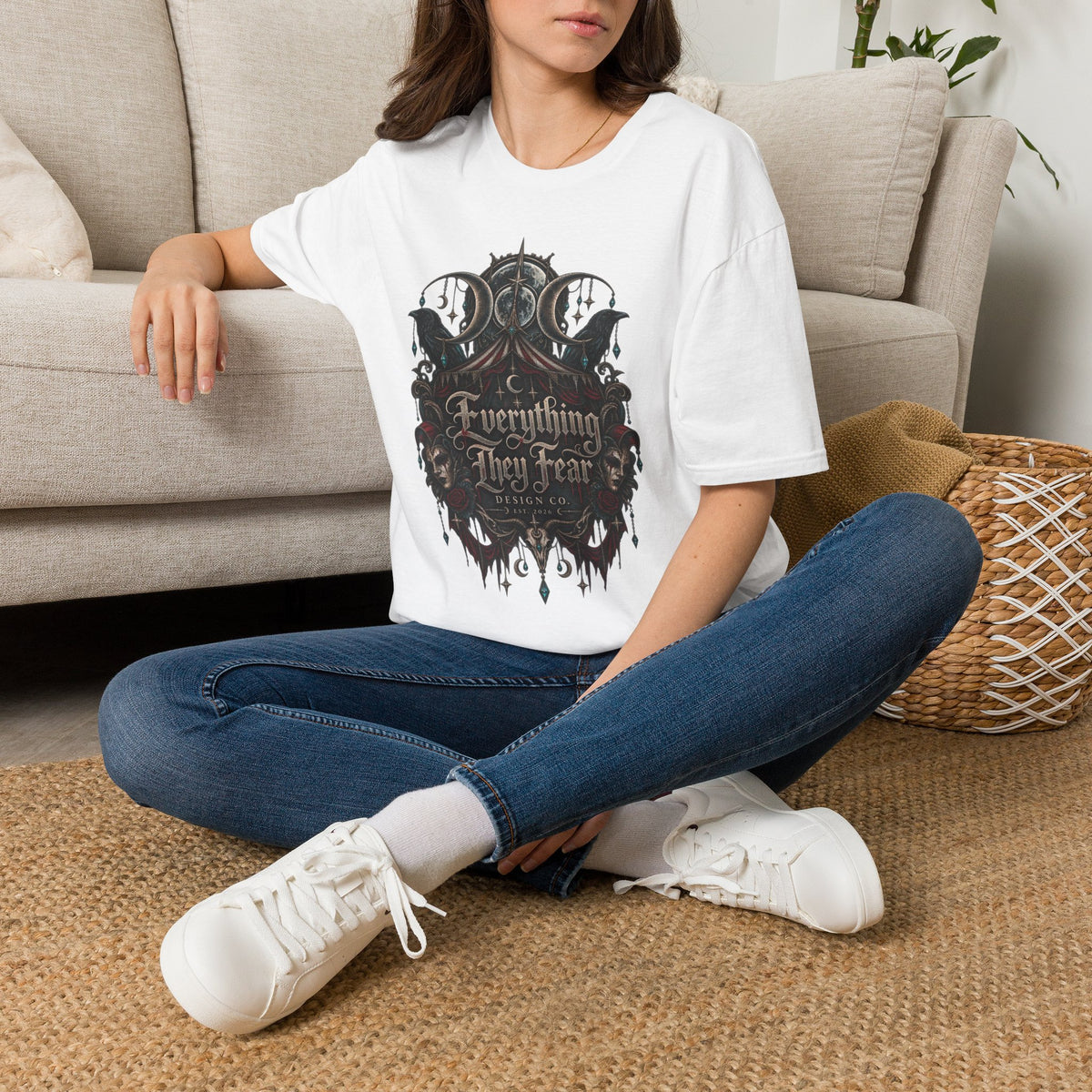 Everything They Fear Gothic Occult Brand Logo T-Shirt