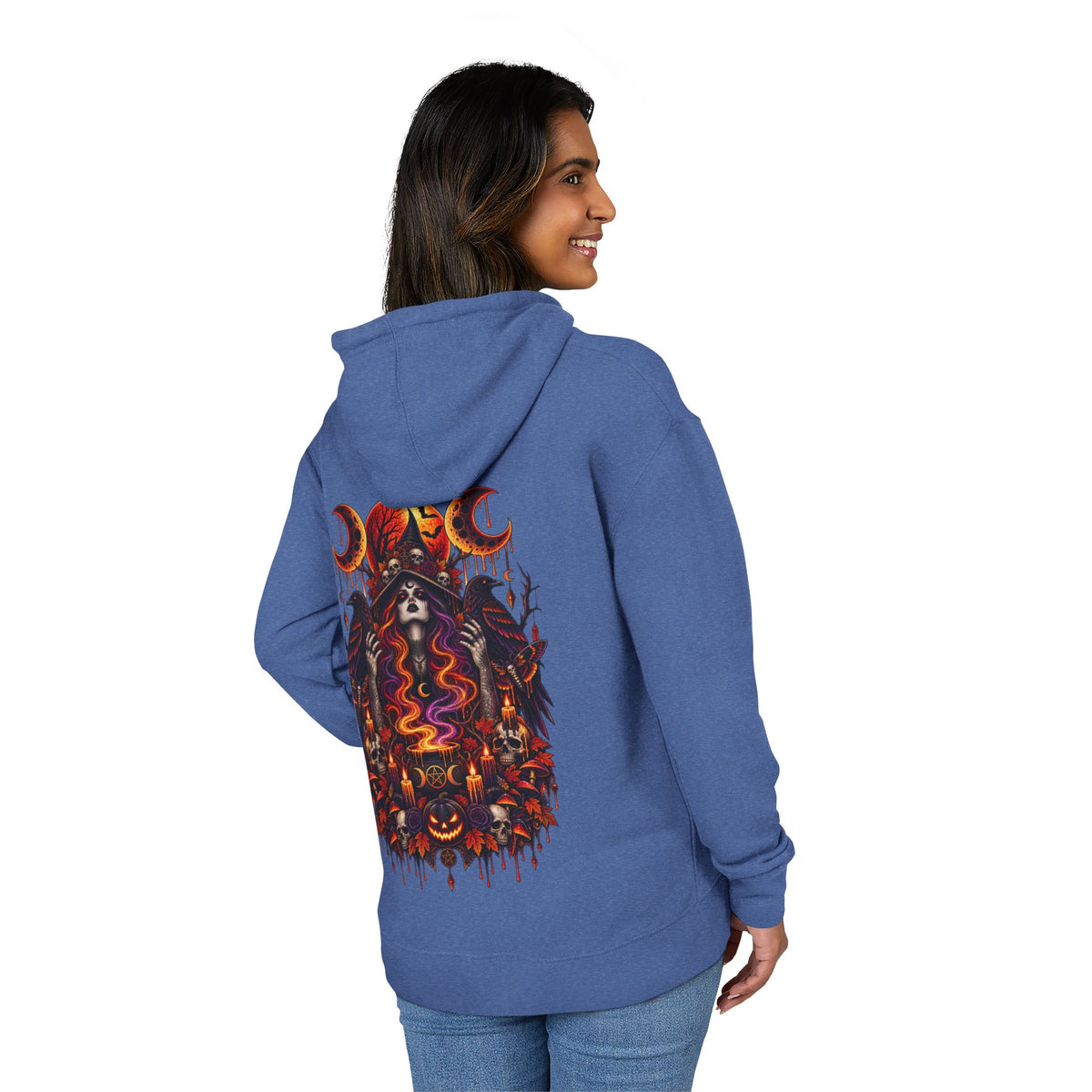 Blood Moon Witch French Terry Hoodie