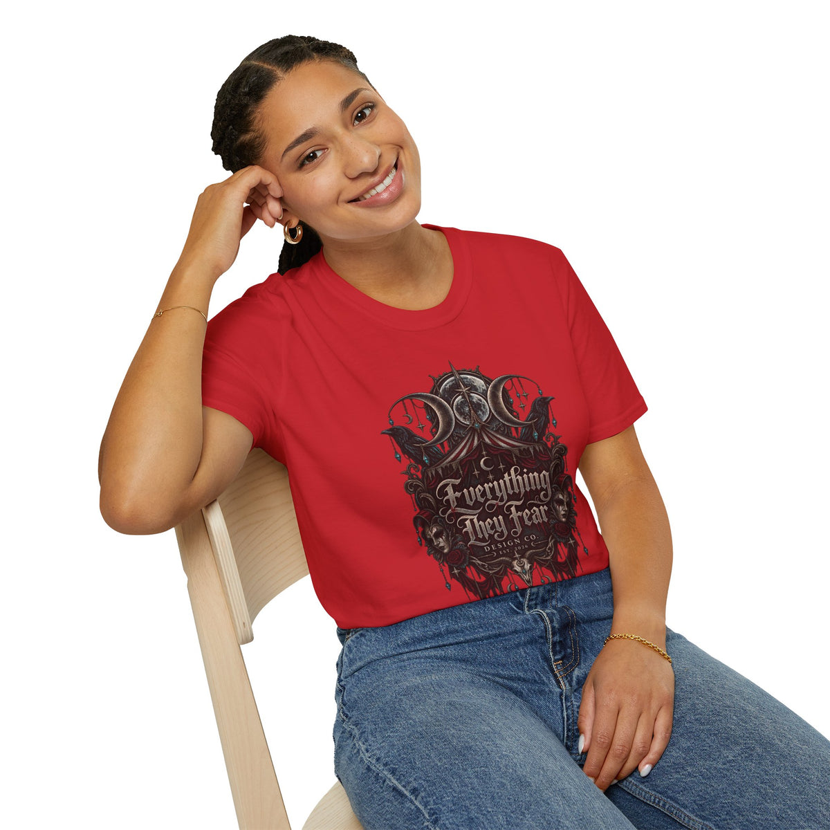 Everything They Fear Gothic Occult Brand Logo T-Shirt
