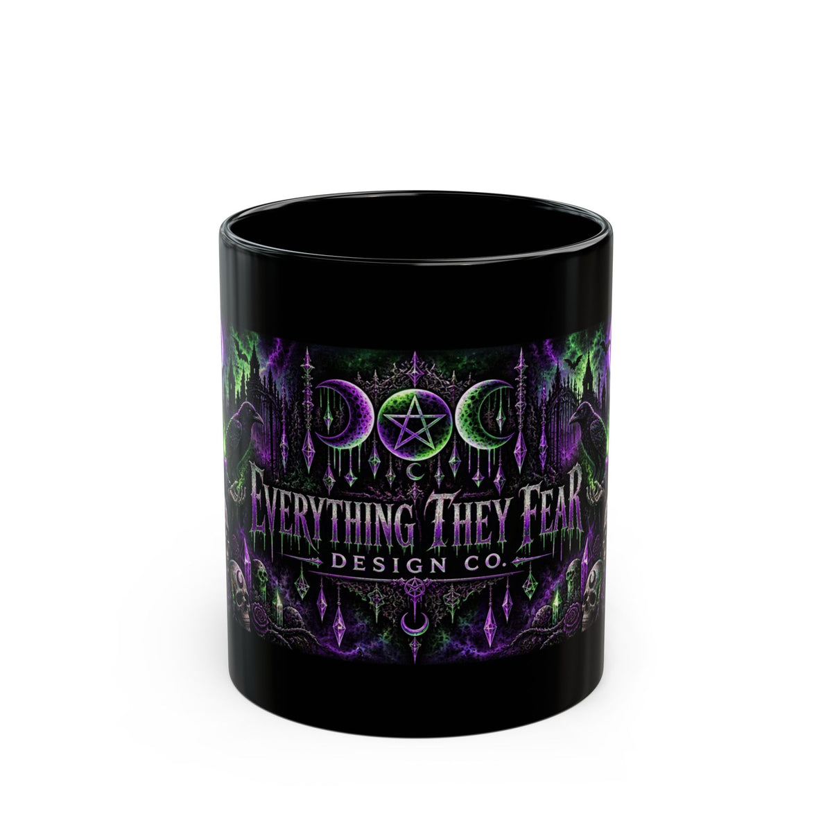 Everything They Fear Reaper on Black Mug
