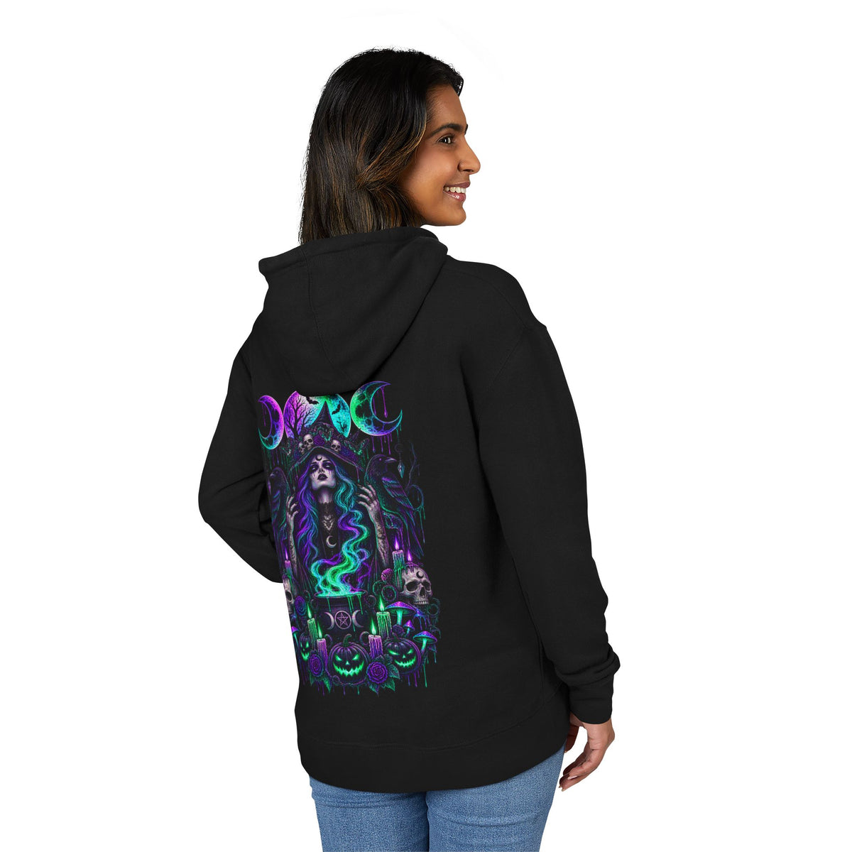Moonlight Spellcaster French Terry Hoodie