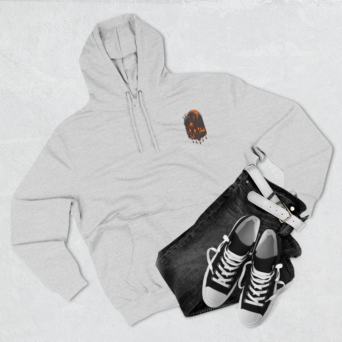 Everything May Fall Gothic Fantasy Fleece Hoodie