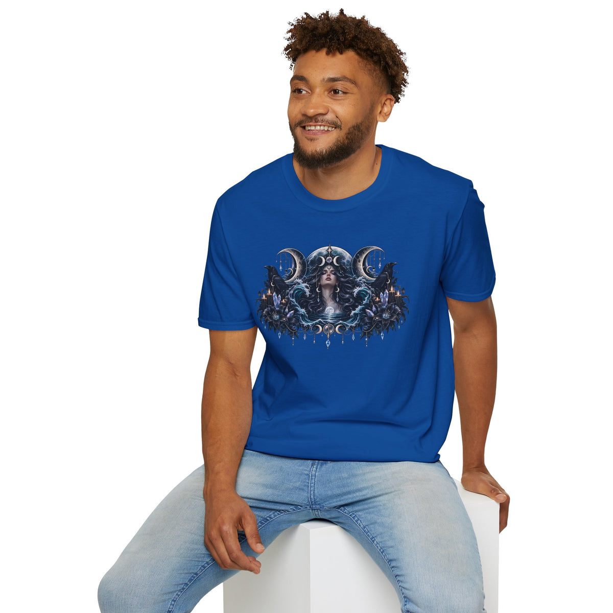 Triple Moon Goddess w/Brand Logo T-Shirt