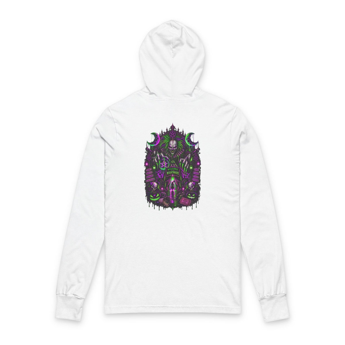 Welcome to the Nightmare Hooded Long Sleeve Tee