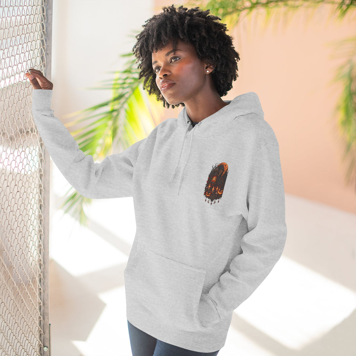 Everything May Fall Gothic Fantasy Fleece Hoodie
