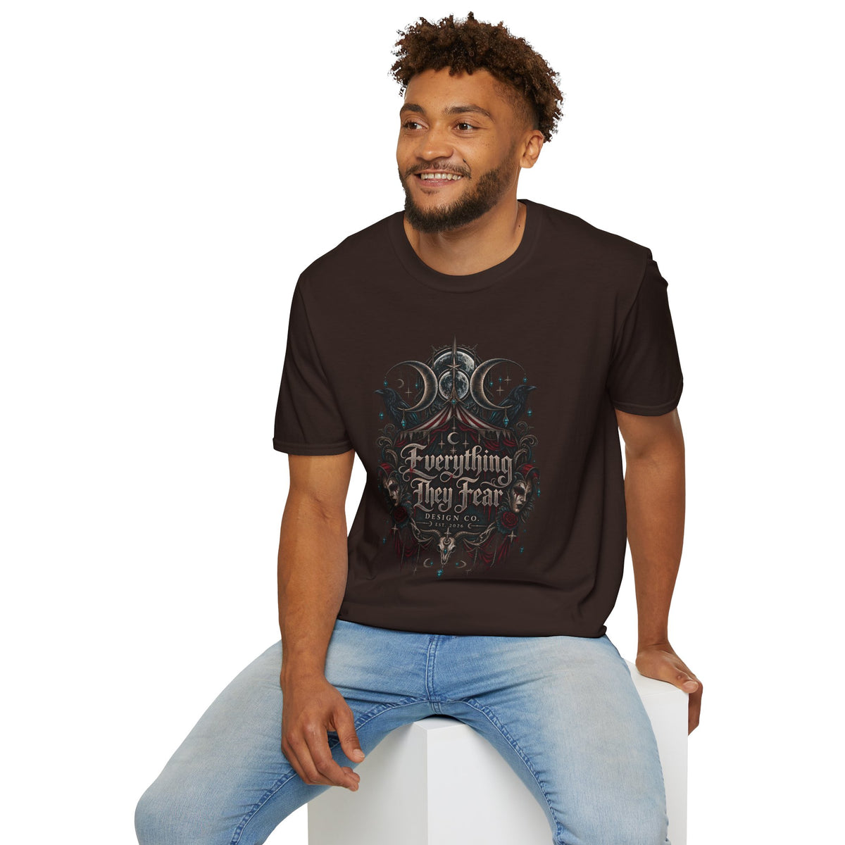 Everything They Fear Gothic Occult Brand Logo T-Shirt