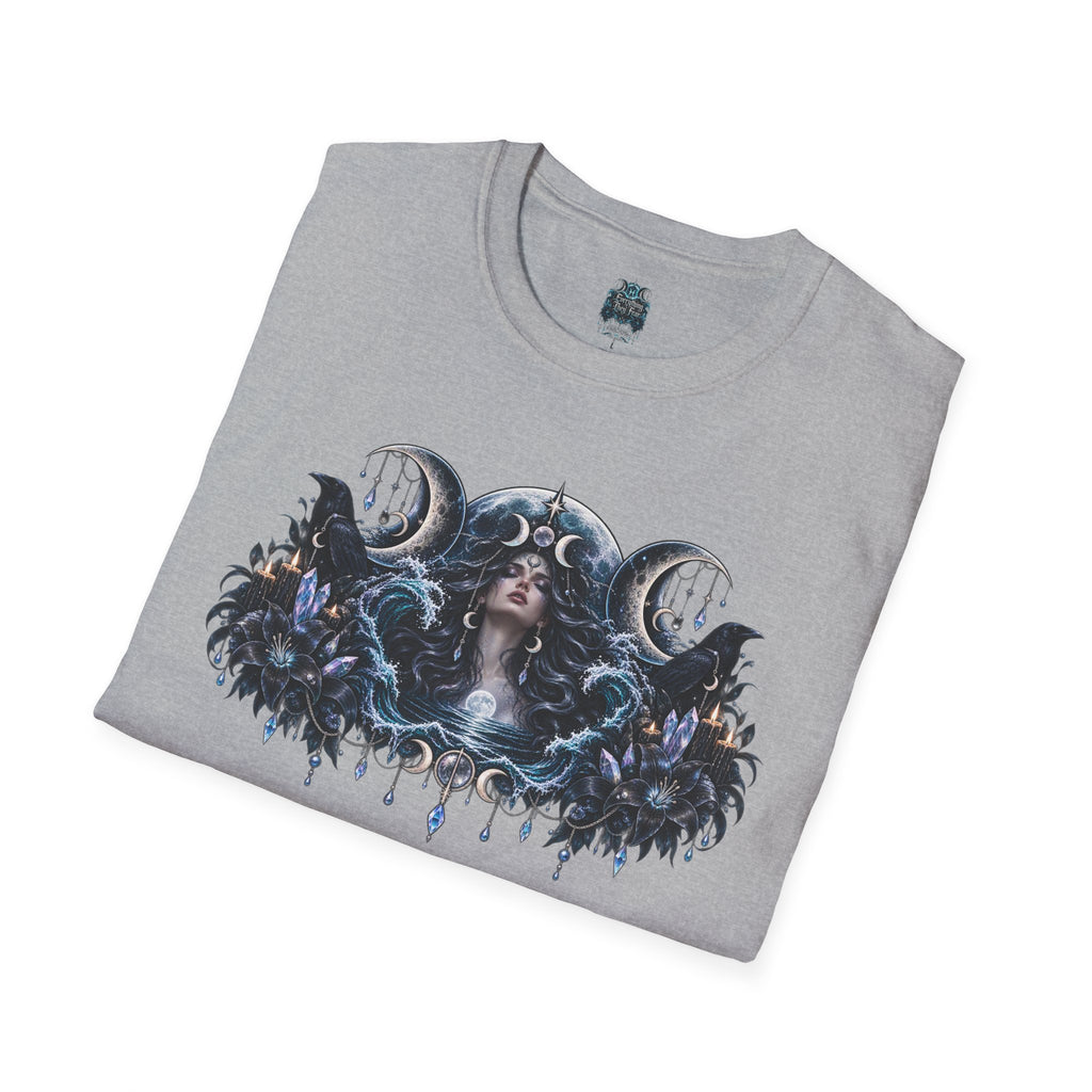 Triple Moon Goddess w/Brand Logo T-Shirt