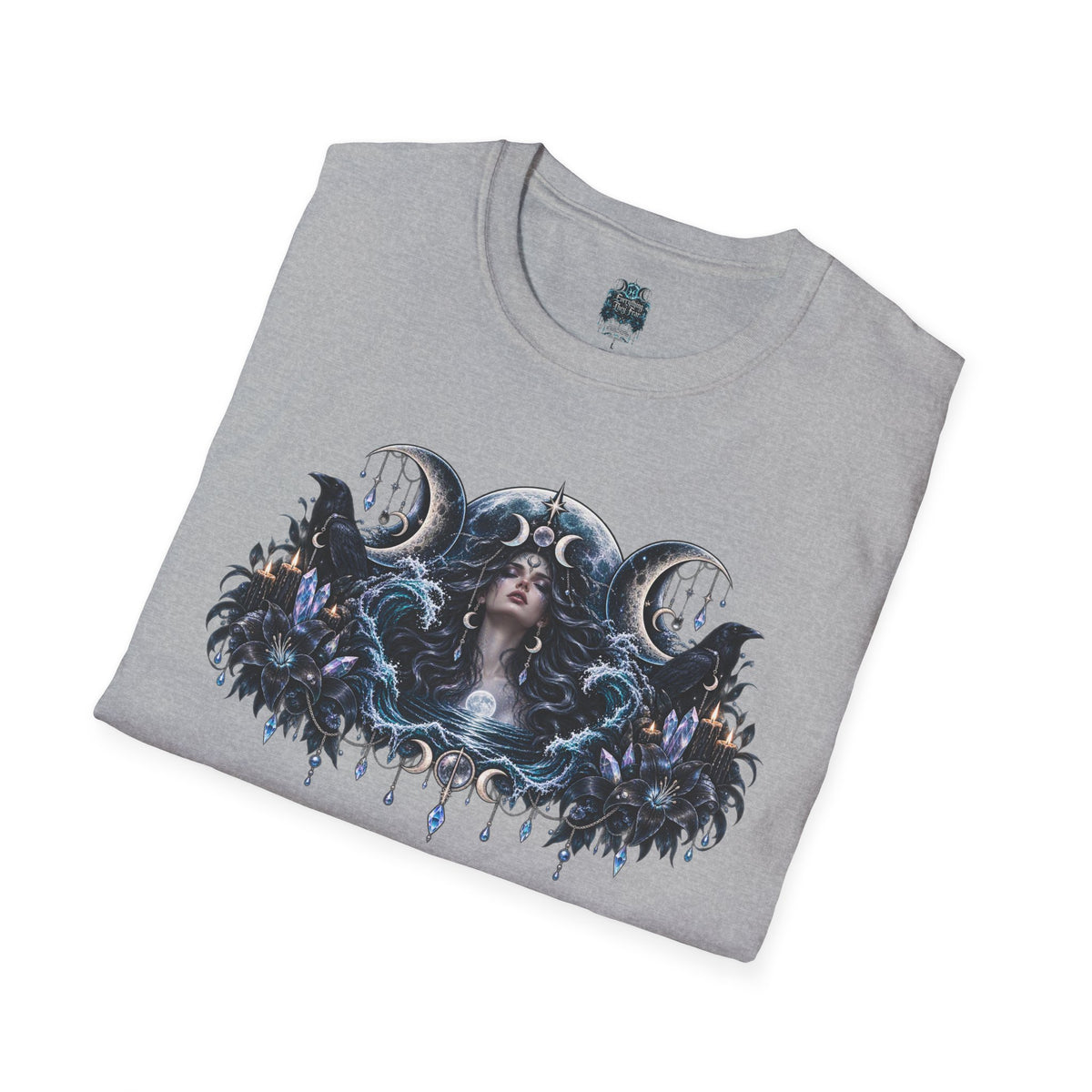 Triple Moon Goddess w/Brand Logo T-Shirt