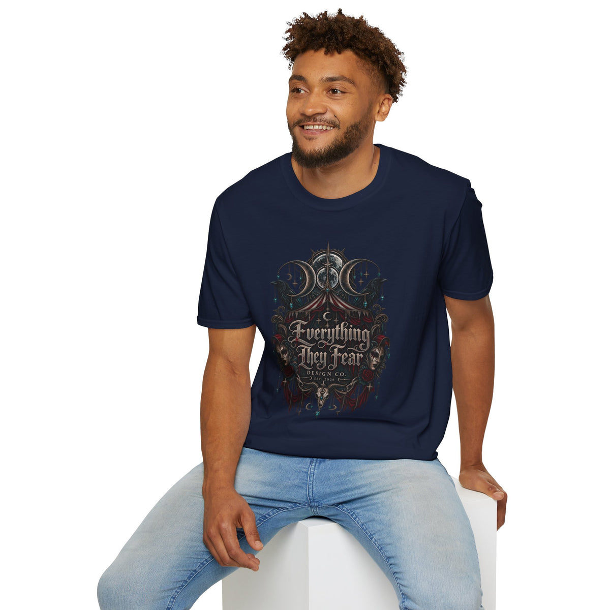 Everything They Fear Gothic Occult Brand Logo T-Shirt