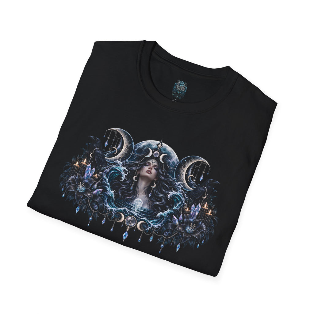 Triple Moon Goddess w/Brand Logo T-Shirt