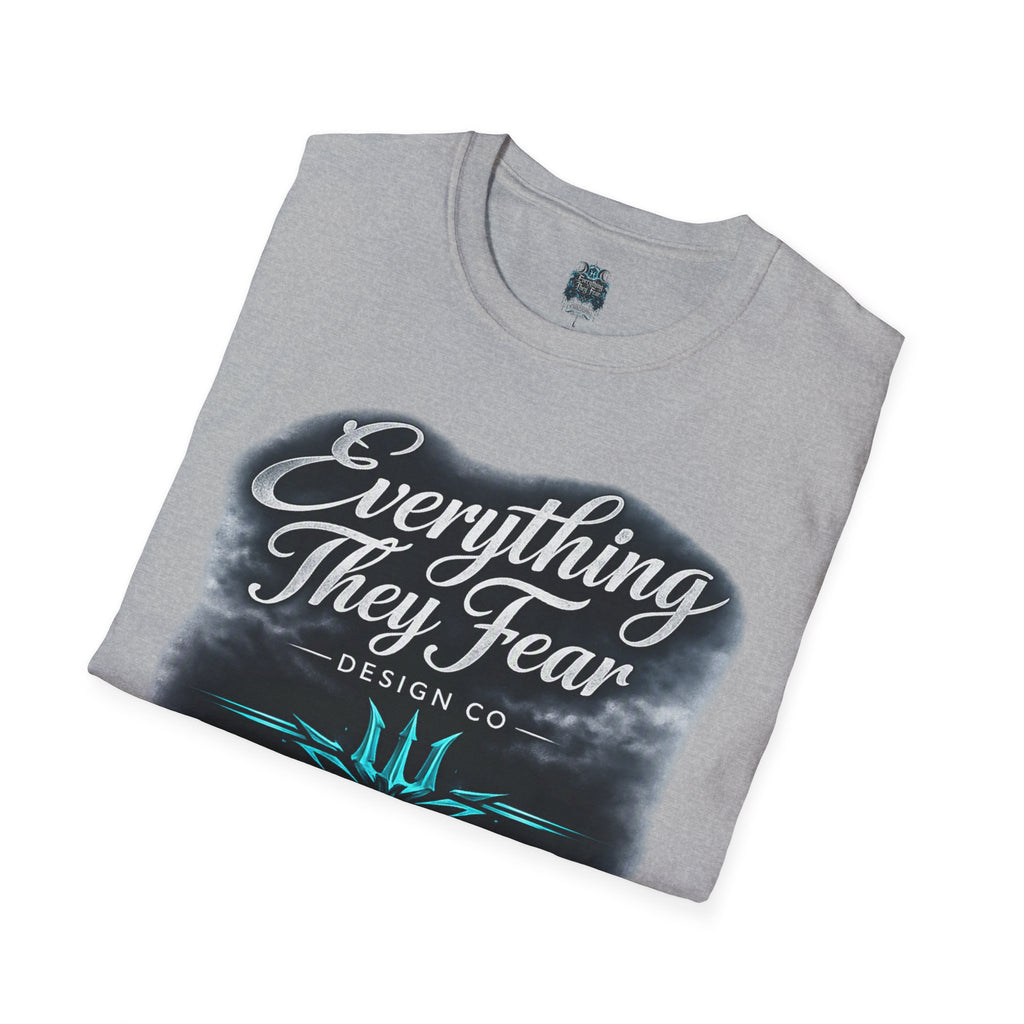 Unisex Softstyle T-Shirt - Brand logo with Trident