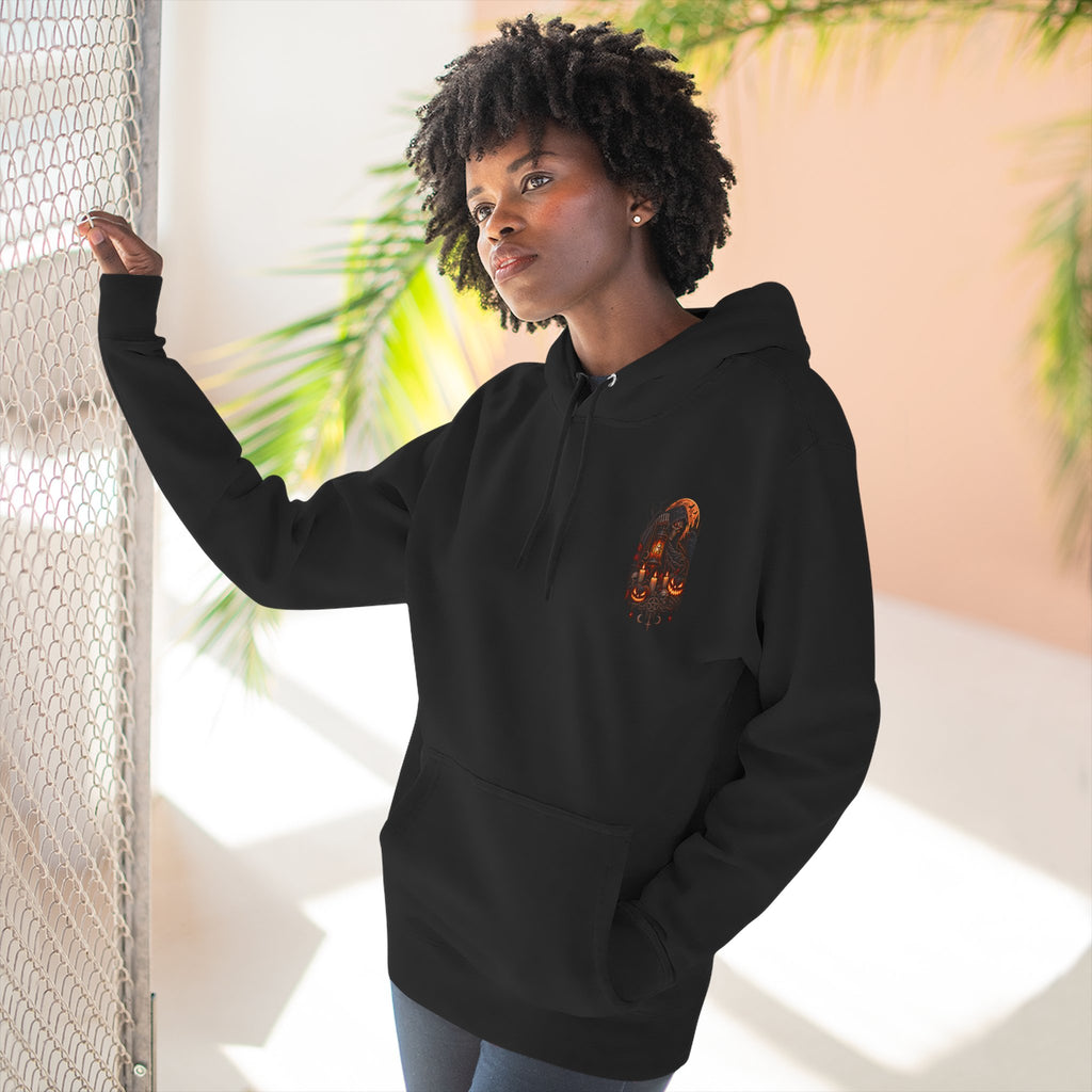 Everything May Fall Gothic Fantasy Fleece Hoodie
