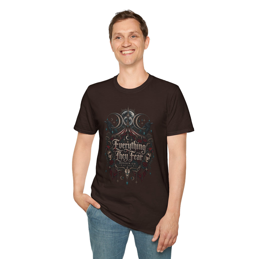 Everything They Fear Gothic Occult Brand Logo T-Shirt