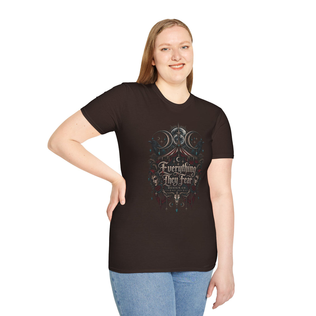 Everything They Fear Gothic Occult Brand Logo T-Shirt