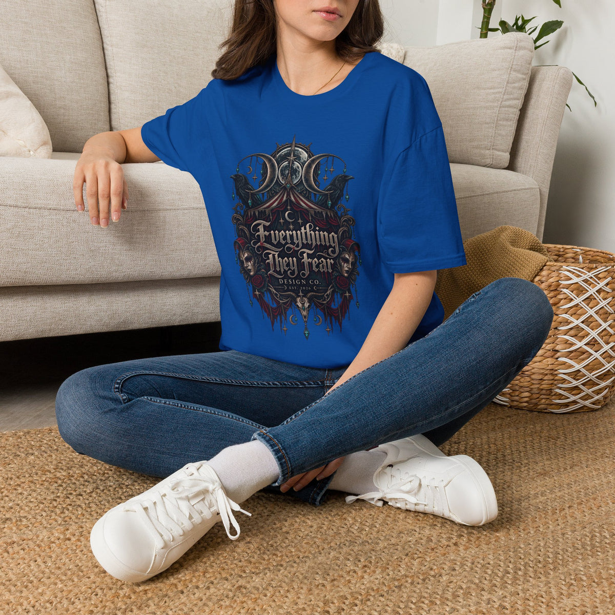 Everything They Fear Gothic Occult Brand Logo T-Shirt