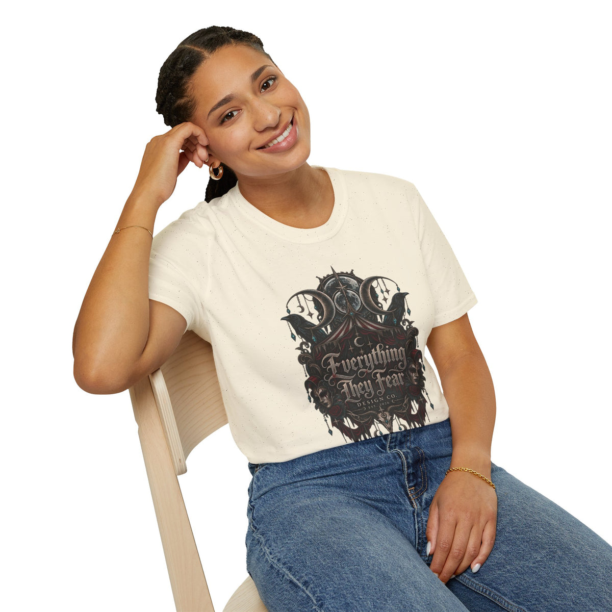 Everything They Fear Gothic Occult Brand Logo T-Shirt