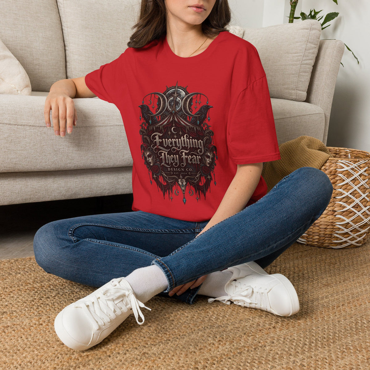 Everything They Fear Gothic Occult Brand Logo T-Shirt