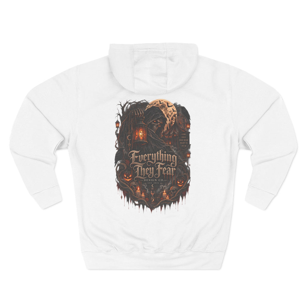 Everything May Fall Gothic Fantasy Fleece Hoodie