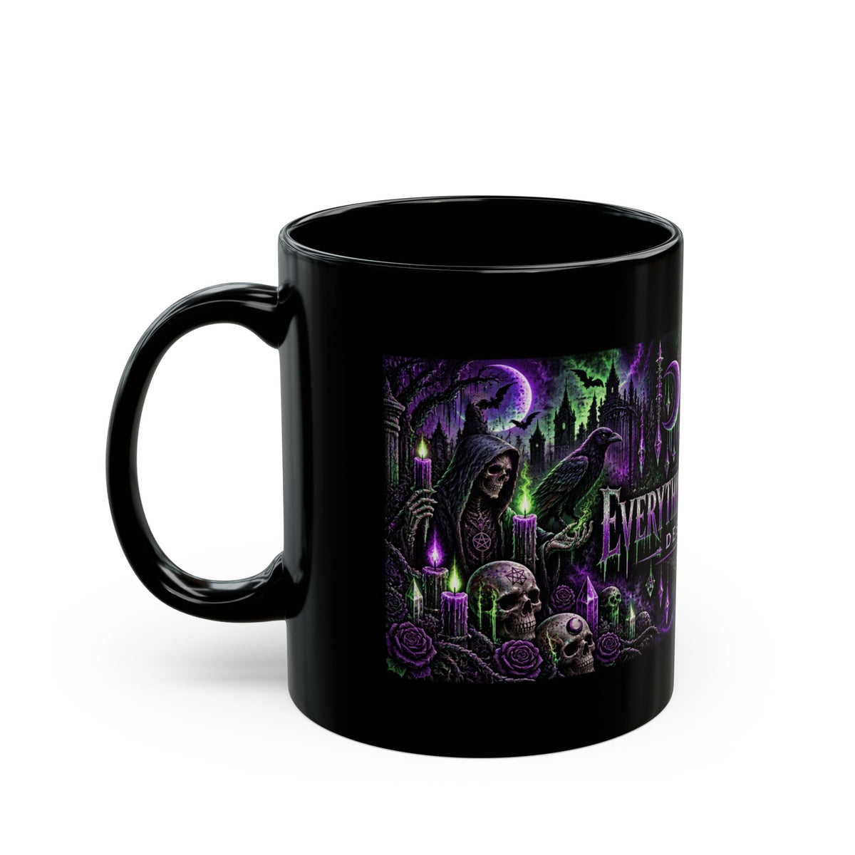 Everything They Fear Reaper on Black Mug