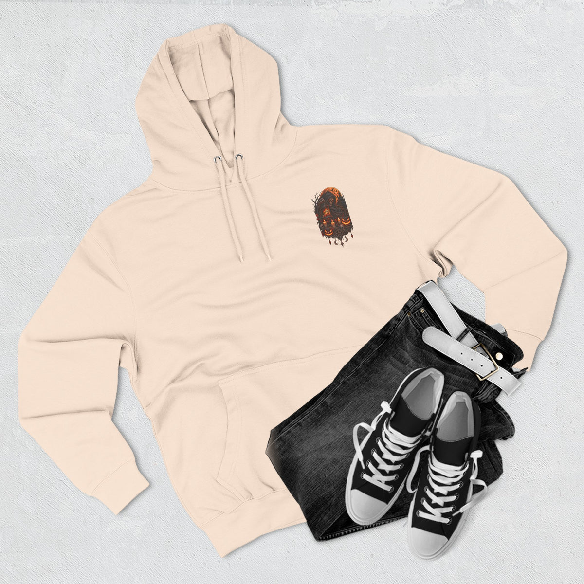Everything May Fall Gothic Fantasy Fleece Hoodie