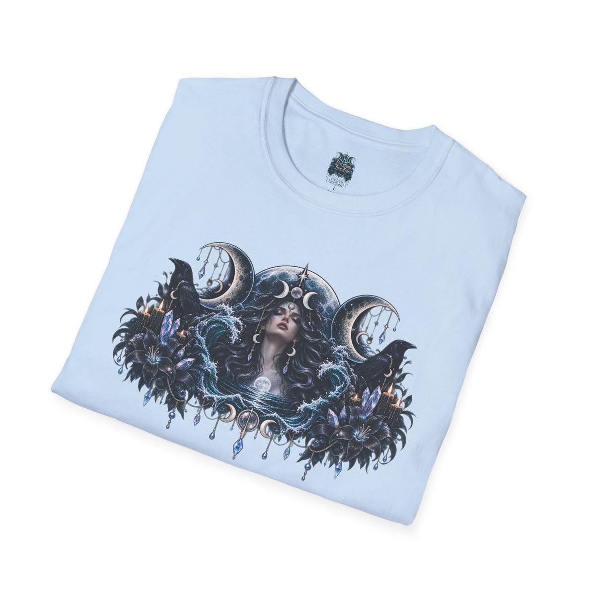 Triple Moon Goddess w/Brand Logo T-Shirt