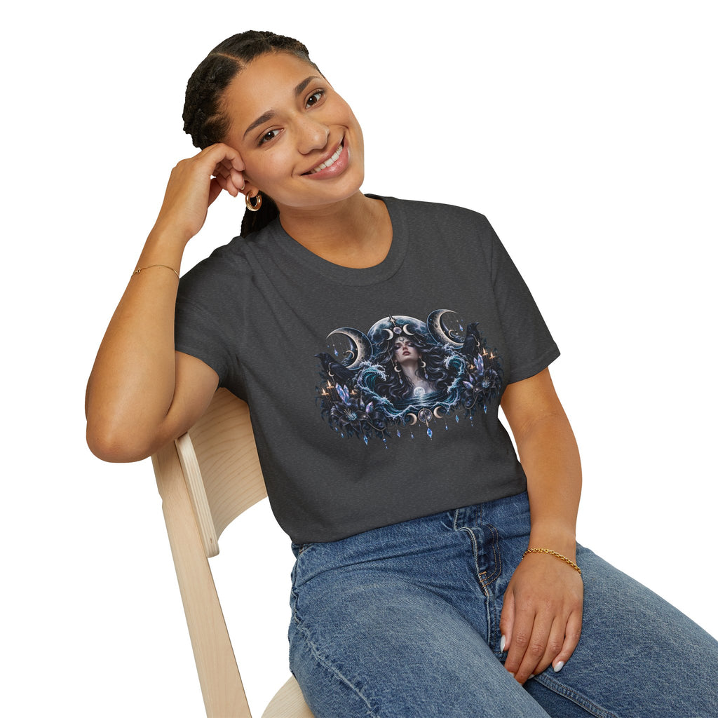 Triple Moon Goddess w/Brand Logo T-Shirt