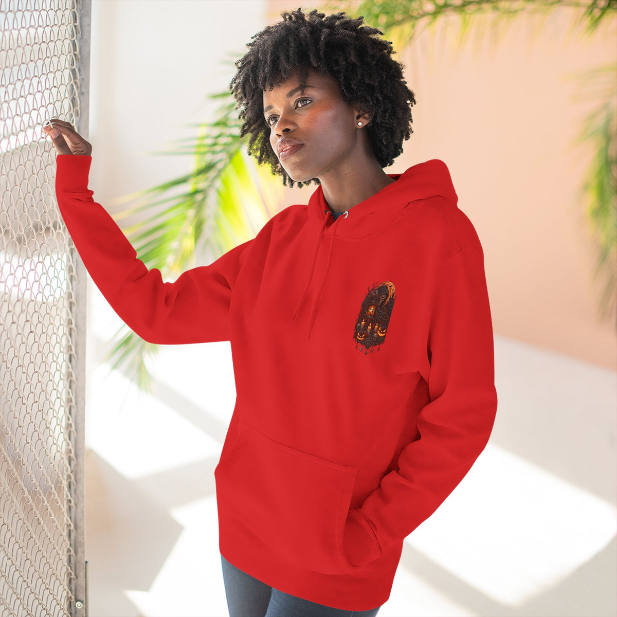 Everything May Fall Gothic Fantasy Fleece Hoodie