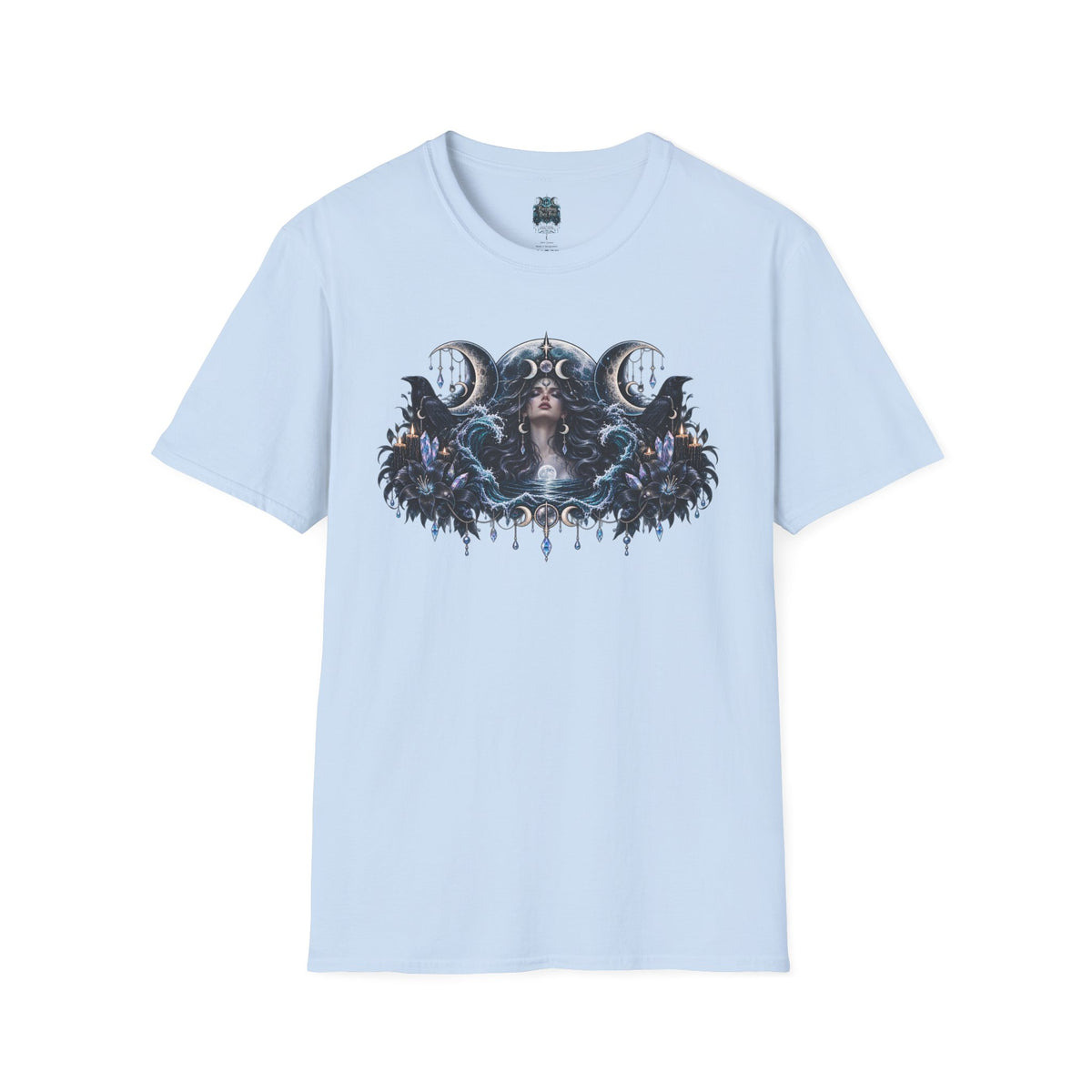 Triple Moon Goddess w/Brand Logo T-Shirt