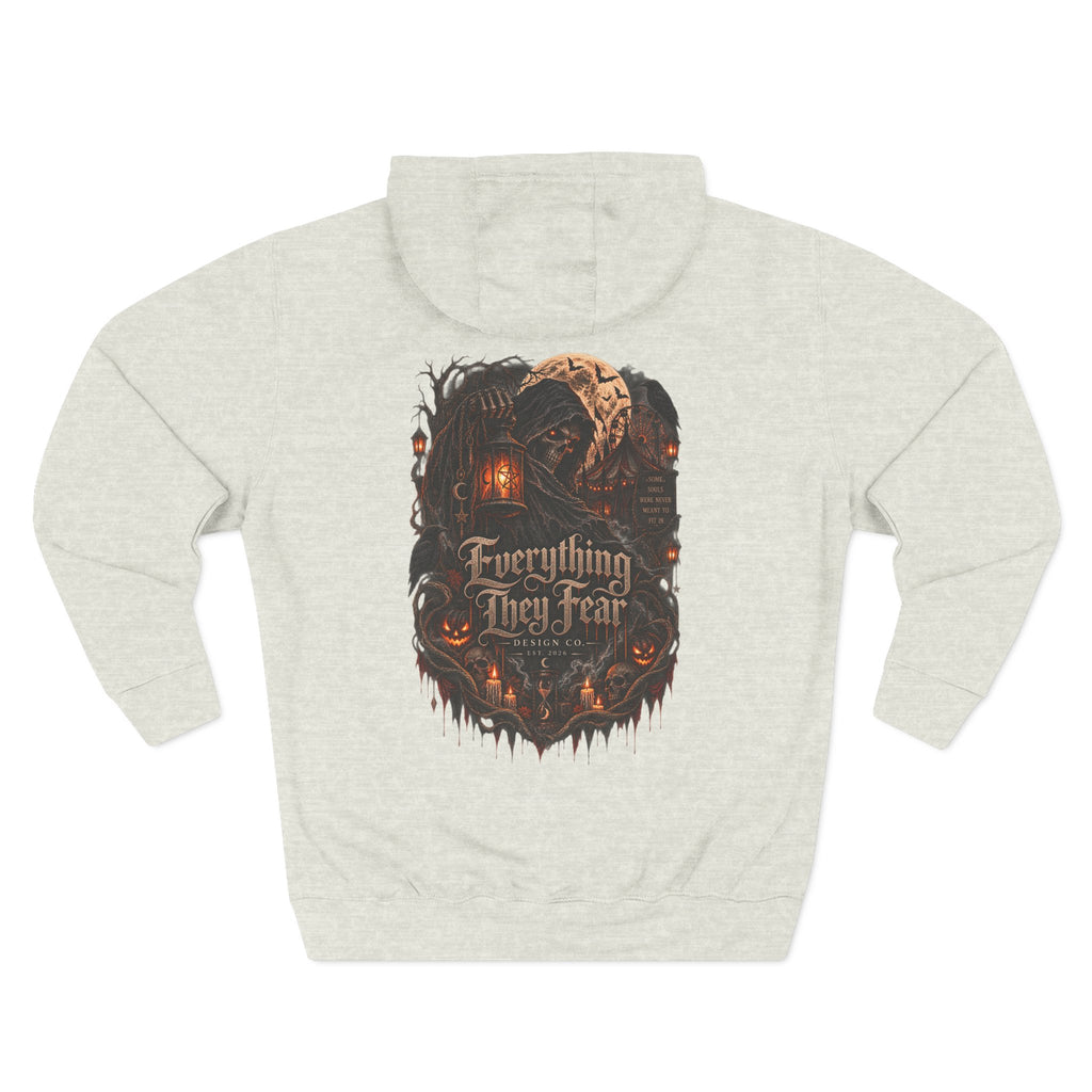 Everything May Fall Gothic Fantasy Fleece Hoodie