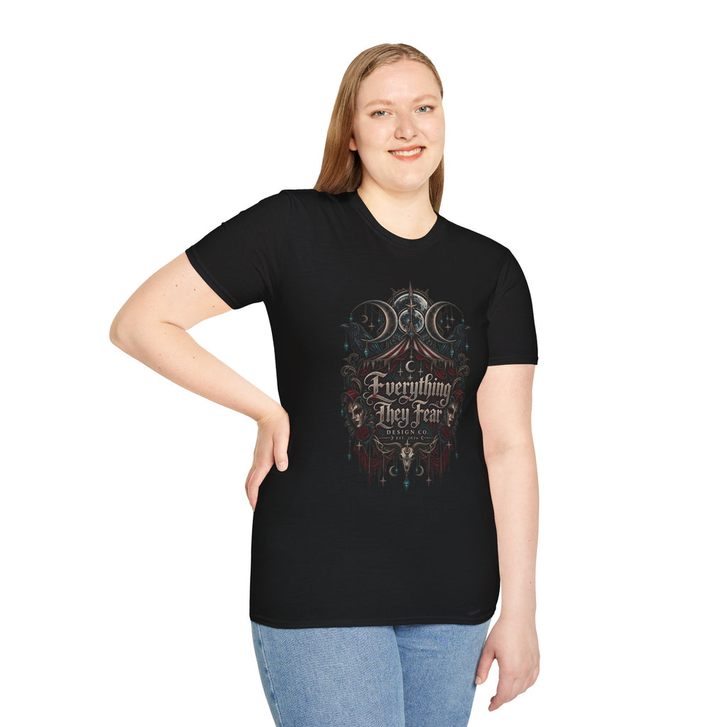 Everything They Fear Gothic Occult Brand Logo T-Shirt
