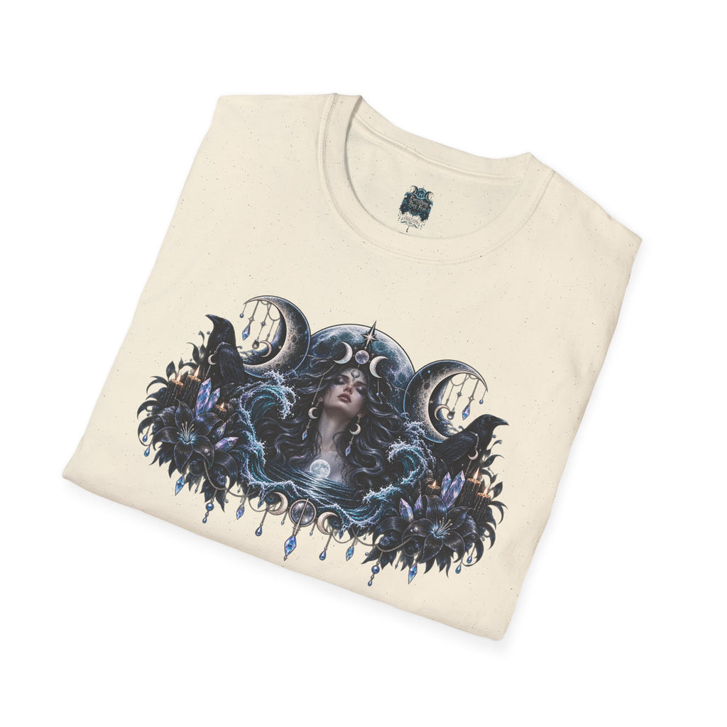 Triple Moon Goddess w/Brand Logo T-Shirt
