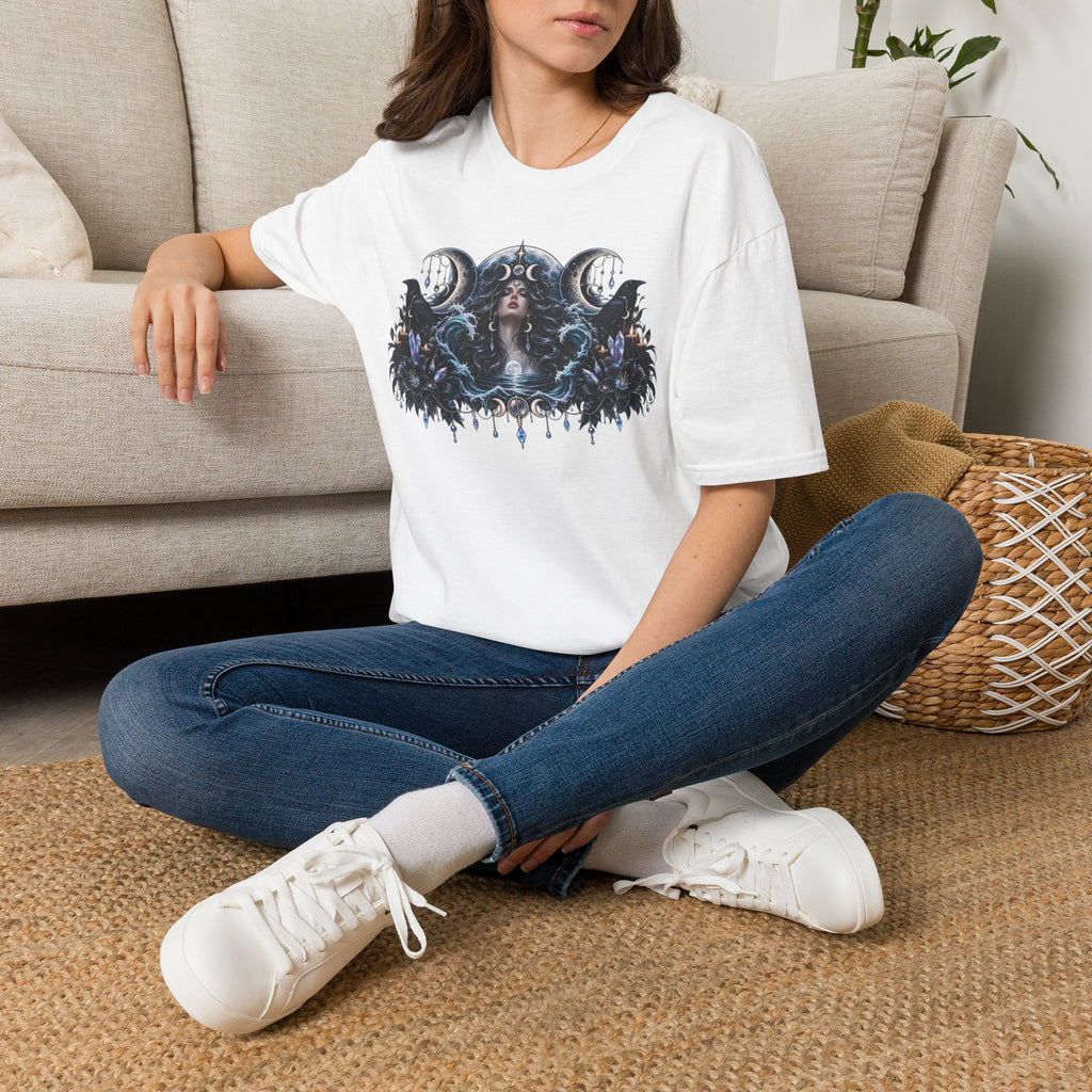 Triple Moon Goddess w/Brand Logo T-Shirt