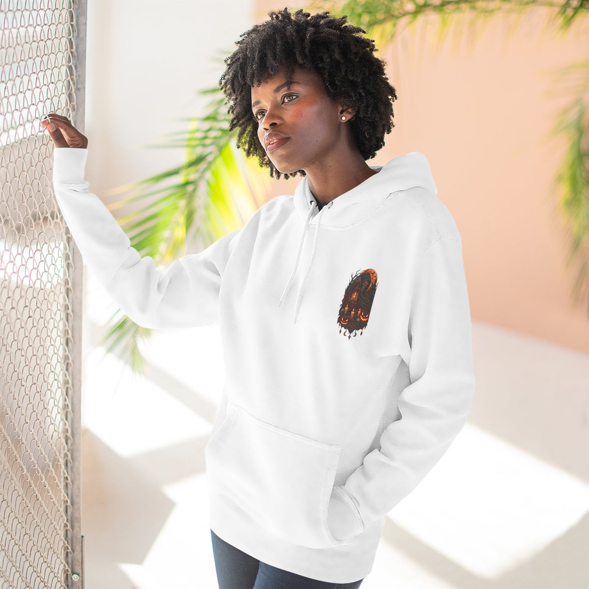Everything May Fall Gothic Fantasy Fleece Hoodie